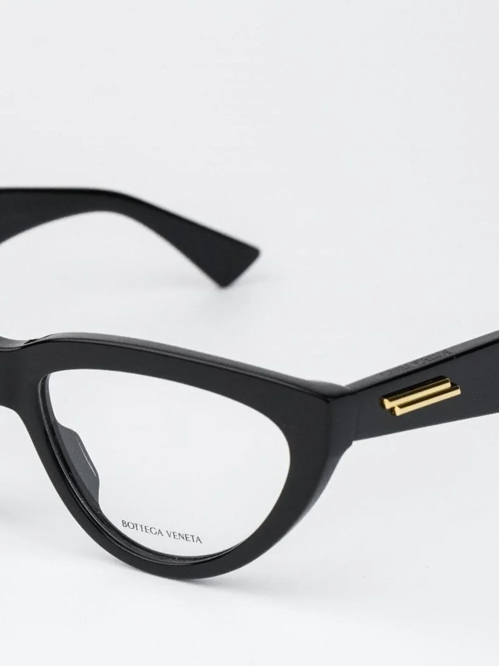 Bottega Veneta Women Eyeglasses Black Cat Eye BV1193O 001 NEW AUTHENTIC